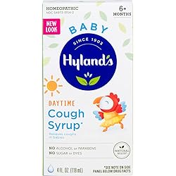 Infant and Baby Cold Medicine, Cough Syrup, Hyland's Baby, Natural Relief of Coughs Due to Colds, 4 Fl Oz