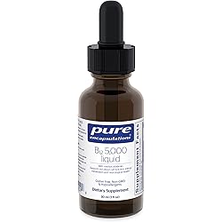 Pure Encapsulations B12 5,000 Liquid | Vitamin B12 Methylcobalamin Supplement to Support Energy, Nerve Health, Cognitive Function, and Blood Cells | 1 fl. oz