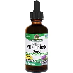 Nature's Answer Milk Thistle Extract | Promotes Healthy Liver Function | Cleanse and Detox Supplement | Non-GMO, Kosher Certified, Alcohol-Free& Gluten-Free 2 Fl Oz Pack of 1