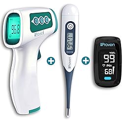 iProven Touchless Thermometer Oral Thermometer Saturation Monitor