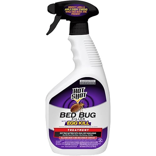Raid Max Bed Bug Extended Protection, Kills Bed Bugs for 8 Weeks on Laminated Woods and Surfaces, 22 Oz & Hot Shot 96441 HG-96441 32 oz Ready-to-Use Bed Bug Home Insect Killer, Multicolor