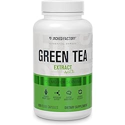 Green Tea Extract 725mg with AstraGin - Premium Green Tea Extract w 98% Polyphenols, 75% Catechins, 45% EGCG for Antioxidant, Metabolism, Inflamation, Energy Support - 120 Veggie Capsules
