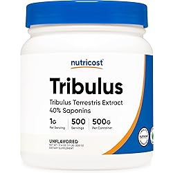 Nutricost Tribulus Terrestris Powder 500 Grams 1.1lbs - Gluten Free, Non-GMO