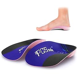 PCSsole’s 34 Orthotics Shoe Insoles High Arch Supports Shoe Insoles for Plantar Fasciitis, Flat Feet, Over-Pronation, Relief Heel Spur Pain