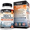 Men's Multivitamin with Vitamin C A B D3 E Zinc for Immune Support - Once Daily Supplement for Energy & Heart - Antioxidants & Digestive Enzymes for Absorption - Mental Clarity & Focus Support -30 Ct