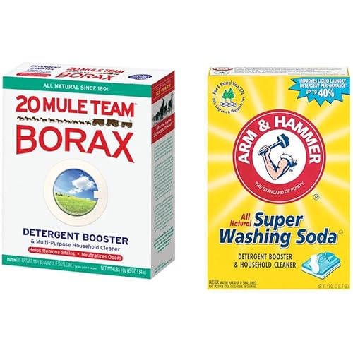 Mule Team Borax and Arm & Hammer Super Washing Soda Variety Pack