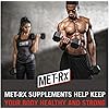 MET-Rx BCAA 2200 Amino Acid Supplement, Supports Muscle Recovery, 180 Softgels, 2 Pack 360 Total Count