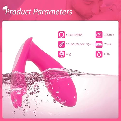 Magic Motion Wearable Massager Wearable Butterfly Toy for Women，Designed for Ladies Invisible Vibrator Waterproof Powerful Vibration USB Rechargeable Wireless Remote Control