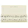 Graphique Flat Note Cards - Musical Stationery Cards with Matching Envelopes and Display Box - Blank Decorative Cards Make Perfect Gifts for Music Lovers - 50 Pack NT1155MB