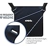 NYOrtho Urinary Drainage Bag Holder - Black Vinyl Catheter Bag Covers with Adjustable Straps - Privacy Bag for Urine, Nephrostomy, or Foley Bags - Hangs Discreetly Under Wheelchair, Geri-Chair, Bed