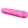 Blush Rose Luxuriate - 7 Inch Slim Classic Personal Massage Wand - Smooth Satiny Feel Multi-Speed Vibrator - IPX7 Waterproof Quiet Strong - Sex Toy For Women She Her - Pink