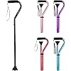 BeneCane Walking Cane for Men & Women Adjustable Cane with Offset Soft Cushioned Handle -Portable Lightweight Sturdy Mobility Walker Aid for Elderly, Seniors Collapsible Cane