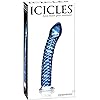 Icicles No. 29 G Spot Glass Dong 7 Inch Blue