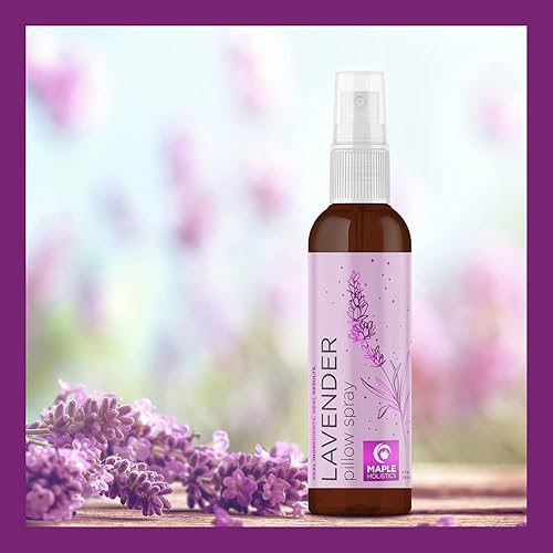 Lavender Sleep Spray for Pillows and Linen - Nighttime Linen Spray for Bedding with Chamomile and Lavender Pillow Spray for Sleeping and Relaxation - Sleep Essential Oil Room Spray and Pillow Mist