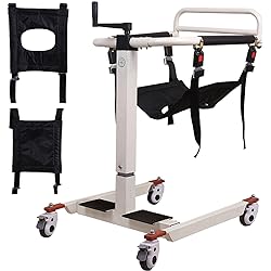 Patient Lift for Home Wheelchair Lift for car Portable car Lift Patient Lift Wheelchair Bedside Chair Lift Assist for Elderly Shower Commode Wheelchair Easy to disassemble and Travel