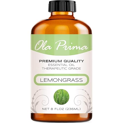 Ola Prima Oils 8oz - Lemongrass Essential Oil - 8 Fluid Ounces