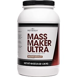 Beverly International Mass Maker Ultra Chocolate, 14 servings. Strongmen and mass monsters swear by this lean weight gainer