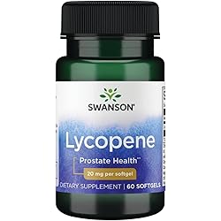 Swanson Lycopene-Natural Men's Health Supplement Promoting Prostate & Heart Health, Supports Blood Pressure Within a Normal Range 60 Softgels