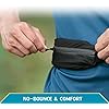 Adult Insulin Pump Belt No-Bounce Diabetic T1D Medical Holder Expandable Pouch Adjustable Band Accessories Hole for Tubing Epipen Men Women