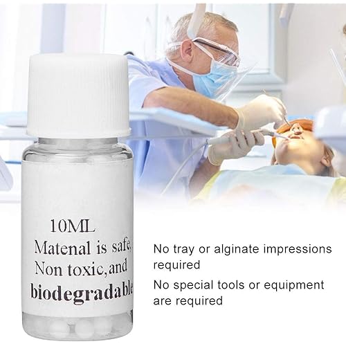 Temporary Tooth Repair Kit for Missing Broken Teeth, Teeth Repair Temporary Broken Teeth Repair Missing Tooth Denture Production[10ML]