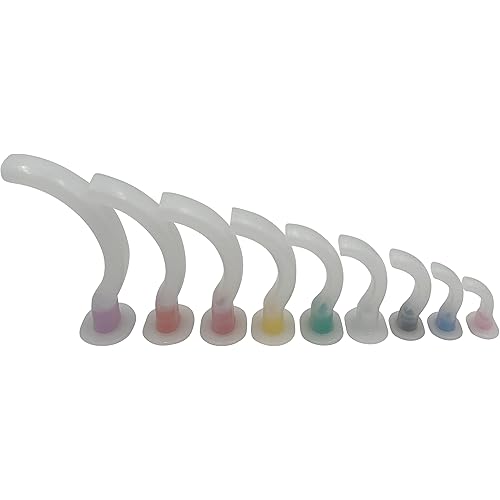 9pc Guedel Oral Airway Kit, Sizes #4-#12