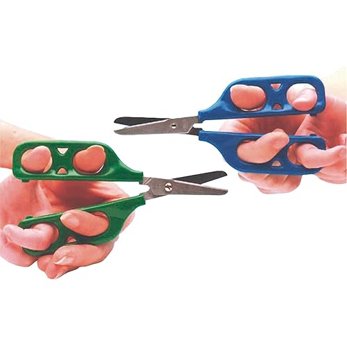 Dual Control Training Scissors - 1 rounded tip blades - Right Hand