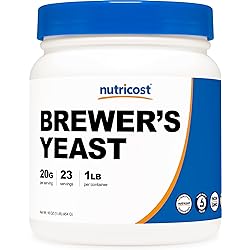 Nutricost Brewers Yeast Powder 1LB 16oz - Non-GMO, Vegetarian Friendly
