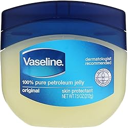 Vaseline, 100% Pure Petroleum Jelly, Original - 7.5 oz jar, Pack of 5
