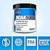 EVL BCAAs Amino Acids Powder - BCAA Powder Post Workout Recovery Drink and Stim Free Pre Workout Energy Drink Powder - 5g Branched Chain Amino Acids Supplement for Men - Blue Raz