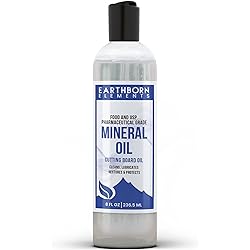 Earthborn Elements Mineral Oil 8 fl oz, Pure & Undiluted, No Additives