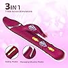 Sexpplis Rabbit Vibrator for Women Rolling Beads with 14 Modes & 7 Speeds Waterproof G-spot Female Sex Toys Rose