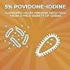 Betadine Antiseptic Dry Powder Spray, No Mess, No Drip, No Sting Promise, 5% Povidone-Iodine for Minor Cuts, Scrapes and Burns, 2 Ounce Spray can