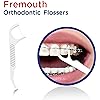 Fremouth Orthodontic Flossers for Braces - Ortho Dental Floss Picks, 100 Count Pack of 1