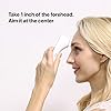 iHealth No-Touch Forehead Thermometer, Digital Infrared Thermometer for Adults and Kids, Touchless Baby Thermometer, 3 Ultra-Sensitive Sensors, Large LED Digits, Quiet Vibration Feedback, Non Contact