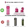 Replacement Straws for Thermos Funtainer 12oz Model F401 & F410, Thermos Straws Replacement Kids, Thermos Water Bottle Replacement Parts, Funtainer Thermos 12oz Straw Set with Straw Brush