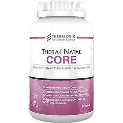 TheraNatal Core Preconception Vitamin & Mineral Supplement 90 Day Supply | Prenatal Vitamin & Fertility Supplement for Women