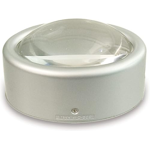 LED Lighted Oval Dome Magnifier - 6.5X