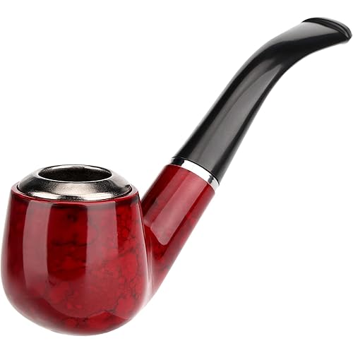 Scotte Captain Tobacco Pipe Red Smoking Pipe