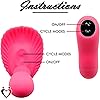 LeLuv 30 Function Remote-Controlled Strapless Clit & G-Spot Waterproof Vibrator- Smooth Head