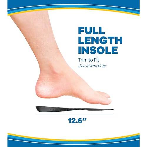 Dr. Scholl's Work Massaging Gel Advanced Insoles for Men Shoe Inserts