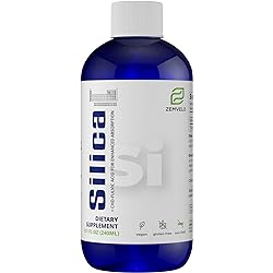 Liquid Ionic Silica - Hair, Skin & Nails Nutrition | Collagen Support | Joint Support for Health Tendons & Cartilage | 8 oz, 48 Day Supply