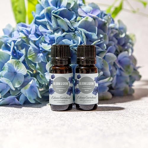 Edens Garden Bloom & Grow Limited Edition Spring Essential Oil Synergy Blend, 100% Pure Therapeutic Grade Undiluted Natural Homeopathic Aromatherapy Scented Essential Oil Blends 10 ml
