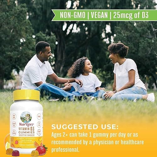 Kids Vitamin D3 Gummies & Vegan Vitamin C Gummies Bundle | Supplement for Bone Strength, Phosphorus and Calcium Absorption | Supports Immune Function & Overall Health for Adults & Kids