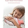 Hot Water Bottle,Otlonpe 2L Hands-in Hot Water Bag Heating Pad with Soft Plush Cover for Hot Compress,Hand Feet Warmer,Neck Shoulder Dysmenorrhea Pain Relief,Christmas Gifts for Women Girls KidsPink