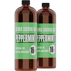 Lab Bulks Peppermint Essential Oil - 16 Ounce Bottle - 2 Pack