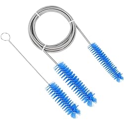 Brush Diameter 15mm 19mm -CPAP Tube Cleaning Brush-Suitable for Most CPAP Hose Type Blue
