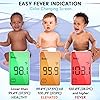 Infrared No Touch Forehead Thermometer for Adults, Kids & Babies - Medical Digital Thermometer - Fever Indication and Silent Mode