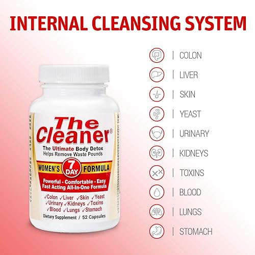 The Cleaner 7Day Women's Formula Ultimate Body Detox 52 Capsules