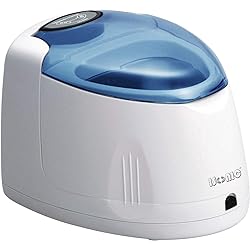 iSonic F3900 Ultrasonic DentureAlignerRetainer Cleaner for all dental and sleep apnea appliances, 110V 20W tank no longer removable , White , 0.4Pt0.2L