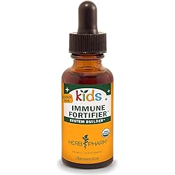 Herb Pharm Kids Certified-Organic Alcohol-Free Immune Fortifier Liquid Herbal Formula, 1 Ounce